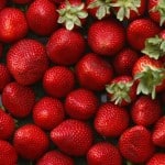 Strawberries are displayed during the 2009 Strawberry Festival in the agricultural village of Mgarr