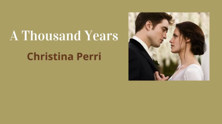 เนื้อเพลง แปลเพลง A Thousand Years - Christina Perri