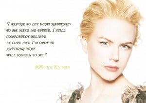 From Nicole Kidman