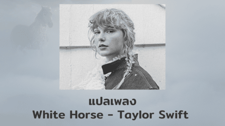 แปลเพลง White Horse - Taylor Swift