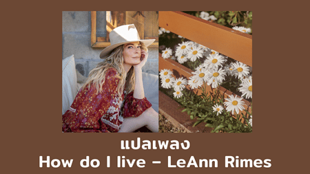 แปลเพลง How do I live - LeAnn Rimes