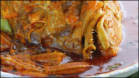 ของกินสิงคโปร์ - Fish Head Curry แกงหัวปลา