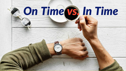 On Time กับ In Time ใช้ต่างกันอย่างไร