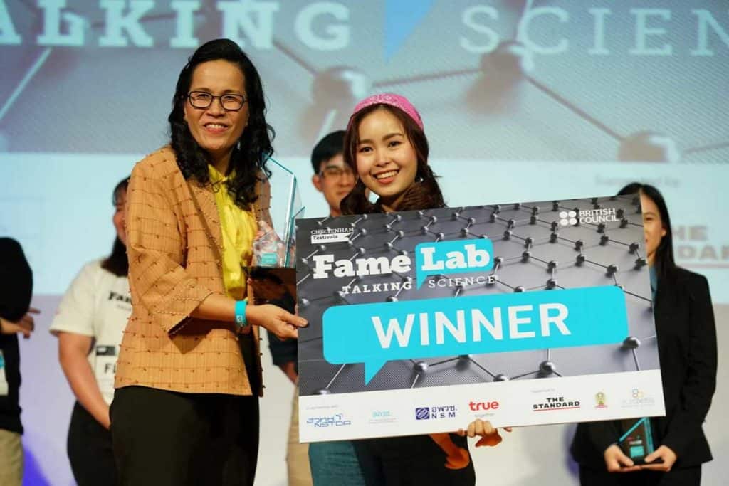 ข่าวการศึกษา ผู้ชนะการประกวด FameLab Thailand Competition 2019