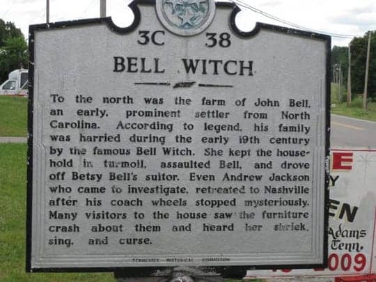 ผีจากตำนาน แม่มดเบลล์ Bell Witch