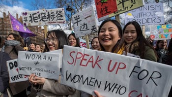 การเคลื่อนไหว วันสตรีสากล ในจีน