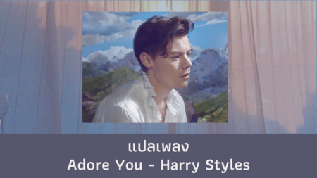 แปลเพลง Adore You - Harry Styles