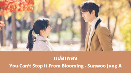 แปลเพลง You Can’t Stop It From Blooming - Sunwoo Junga
