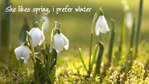 แปลเพลง She likes spring, i prefer winter - SLCHLD