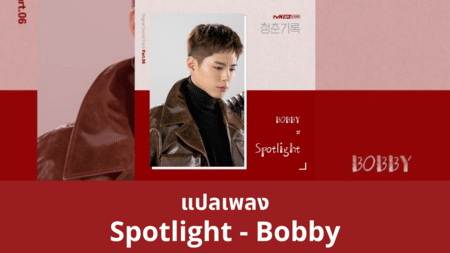 แปลเพลง Spotlight - Bobby