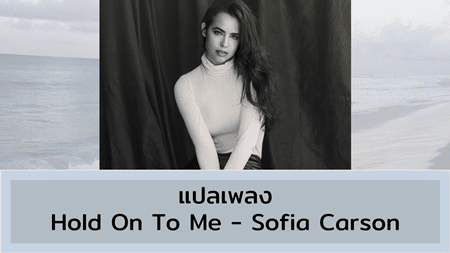 แปลเพลง Hold On To Me - Sofia Carson