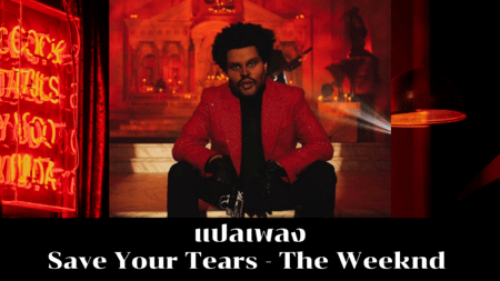แปลเพลง Save Your Tears - The Weeknd