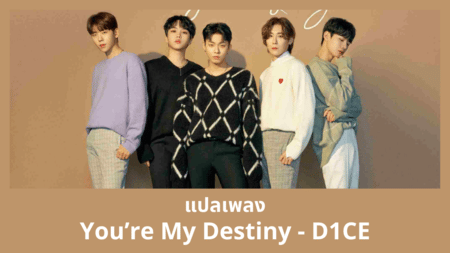 แปลเพลง You’re My Destiny - D1CE