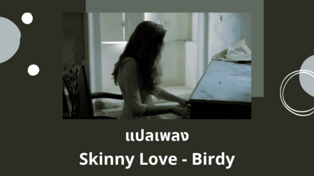แปลเพลง Skinny Love - Birdy