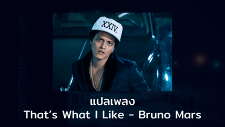แปลเพลง Thats What I Like - Bruno Mars