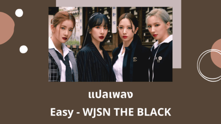 แปลเพลง Easy - WJSN THE BLACK