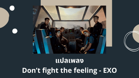 แปลเพลง Don't fight the feeling - EXO