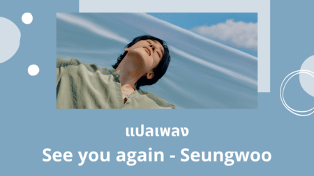 แปลเพลง See You Again - Seungwoo เนื้อเพลง แปลเพลงเกาหลี