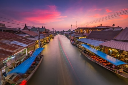 Amphawa in the evening
