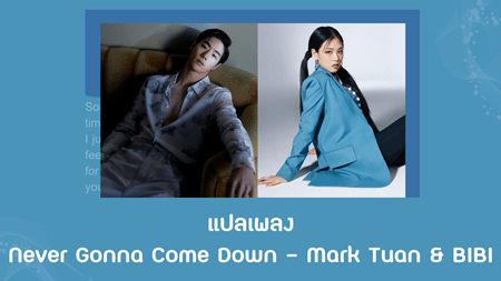 แปลเพลง Never Gonna Come Down - Mark Tuan