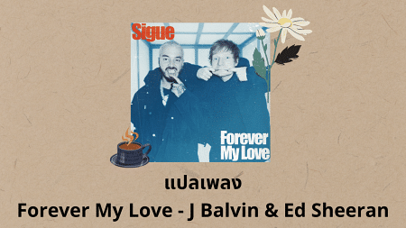 แปลเพลง Forever My Love - Ed Sheeran
