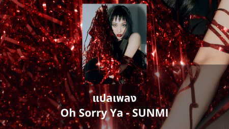 แปลเพลง Oh Sorry Ya - SUNMI
